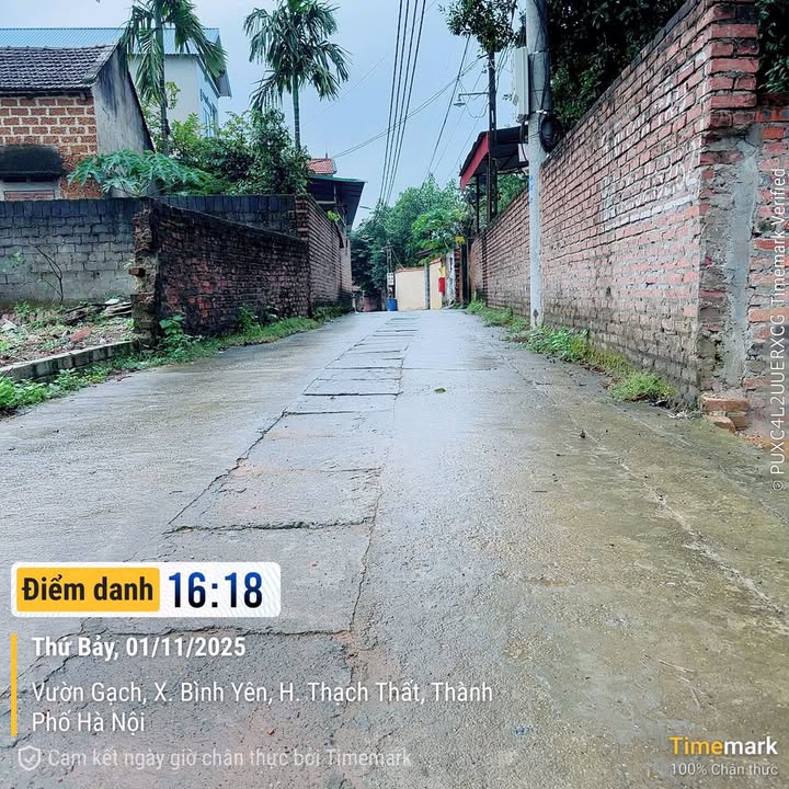 Đất thổ cư Thạch Thất 127m² giá 37 triệu - Cơ hội đầu tư sinh lời!