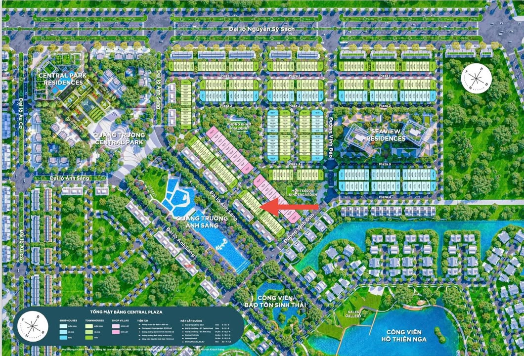 Townhouse Ecopark Vinh 99m² giá 7 tỷ - Thiết kế hiện đại, sẵn sàng vào ở!