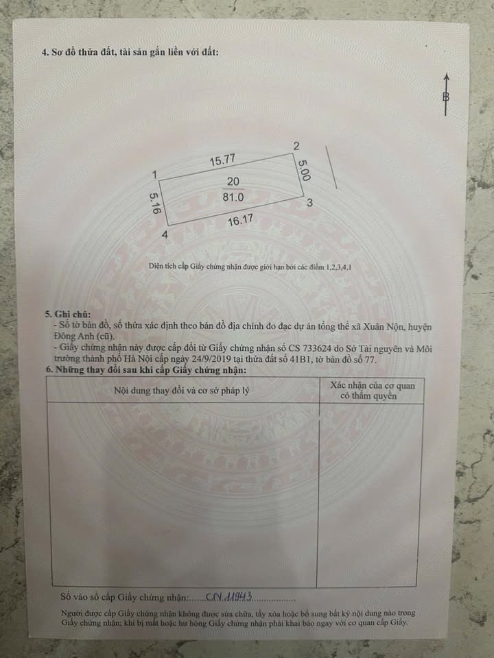 Đất nền Xuân Nộn, Đông Anh 81m² giá 5 tỷ - Chính chủ bán nhanh!