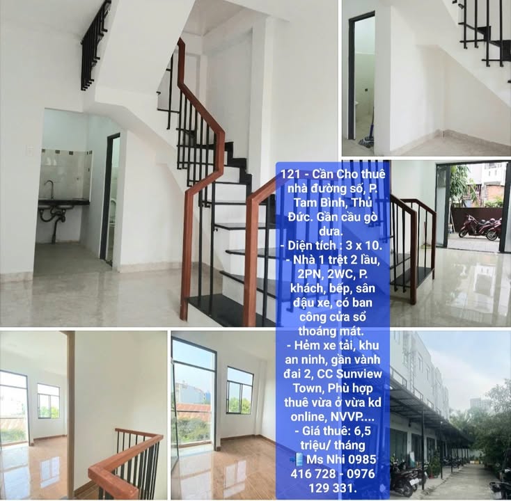 Nhà cho thuê đường Số, Thủ Đức 30m² giá 6.5 triệu - Phù hợp kinh doanh online