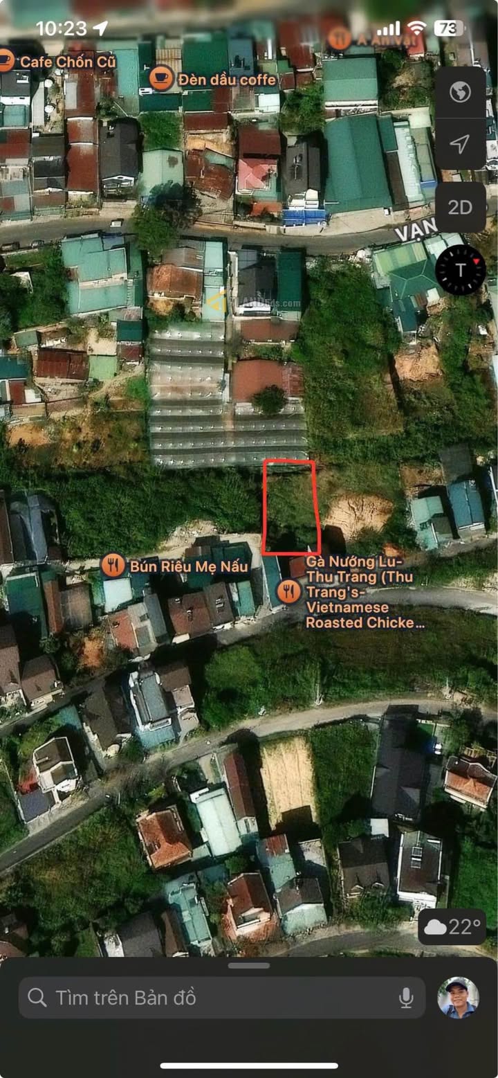 Đất hẻm ô tô Lý Nam Đế, Đà Lạt 677m² giá 2.6 tỷ - Sổ đỏ chính chủ!