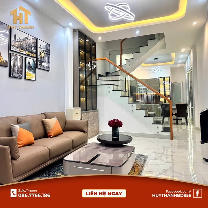 Nhà phố Lê Hồng Phong, Quận 10, 55.5m² - Nội thất sang trọng, dọn vào ở ngay!