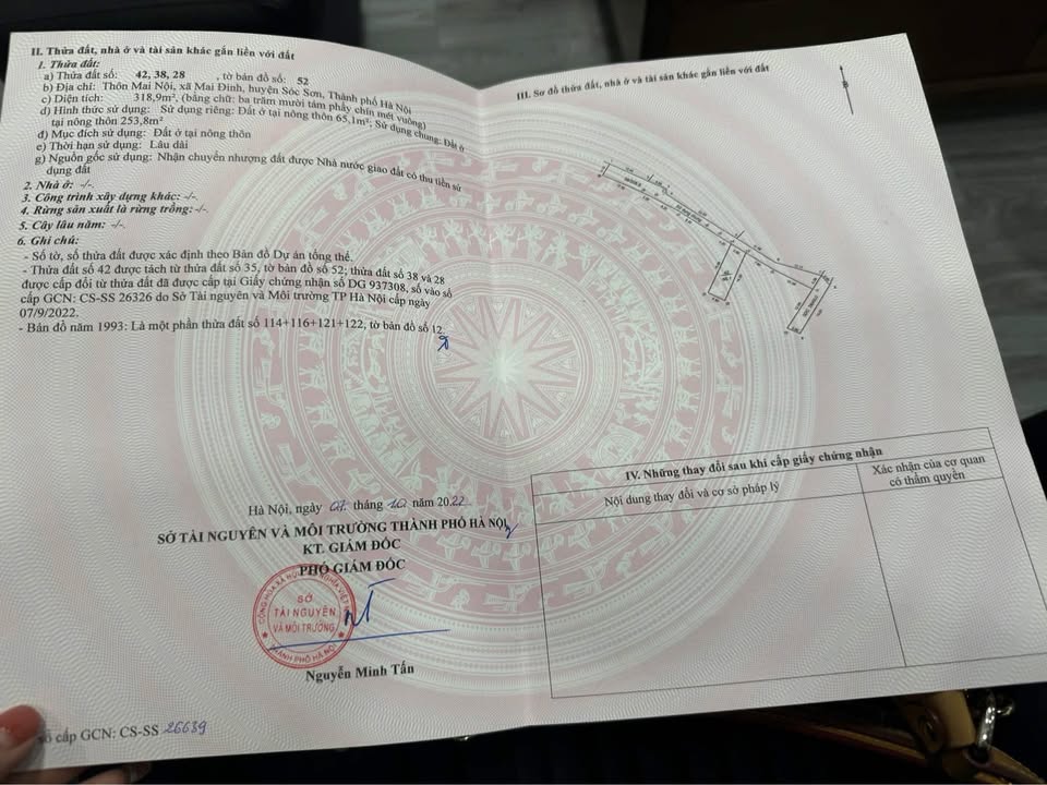 Đất nền Mai Đình, Sóc Sơn 73,7m² giá chỉ 2 tỷ - Cơ hội đầu tư hấp dẫn!