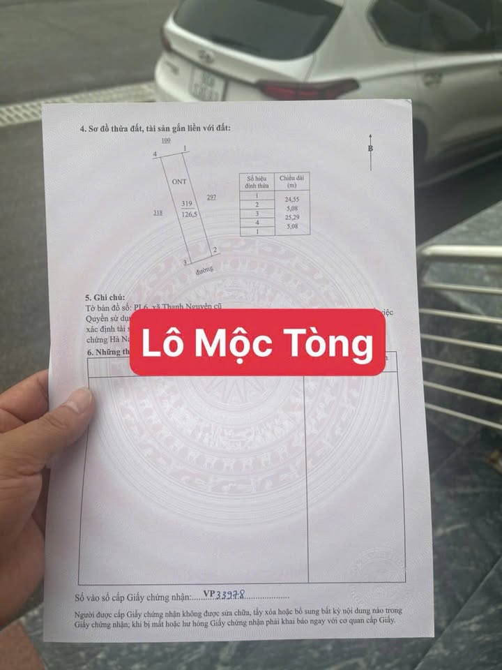 Đất nền tại Thanh Nguyên, Thanh Liêm 127m² giá 1 tỷ - Đầu tư sinh lời tốt!
