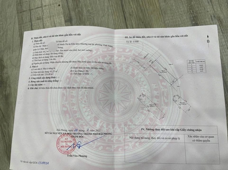 Nhà 4 tầng thô Vĩnh Niệm, Hải Phòng 66m² giá 5.9 tỷ - Hạ tầng đồng bộ, tiện ích đầy đủ!