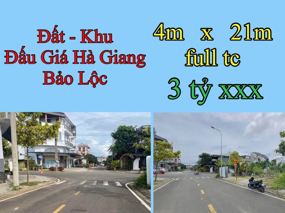 Đất nền khu Đấu Giá Hà Giang, Bảo Lộc 84m² giá 3 tỷ - Cơ hội đầu tư lý tưởng!