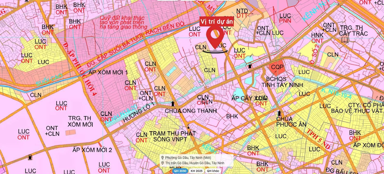 Đất nền Phước Đông Gò Dầu 20,51ha giá 70 tỷ - Cơ hội đầu tư sinh lời cao!