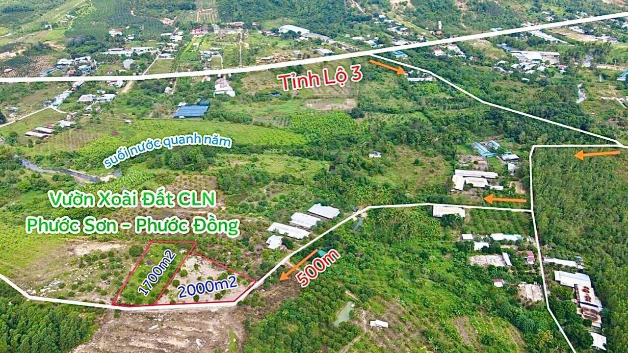 Đất CLN 3700m² Phước Sơn, Nha Trang - Giá chỉ 2.5 tỷ, thương lượng