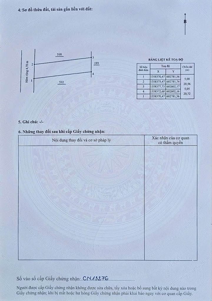 Đất nền Nguyễn Biểu, Vĩnh Hải 102m² giá 6.5 tỷ - Đường ô tô 5m thoáng đãng!
