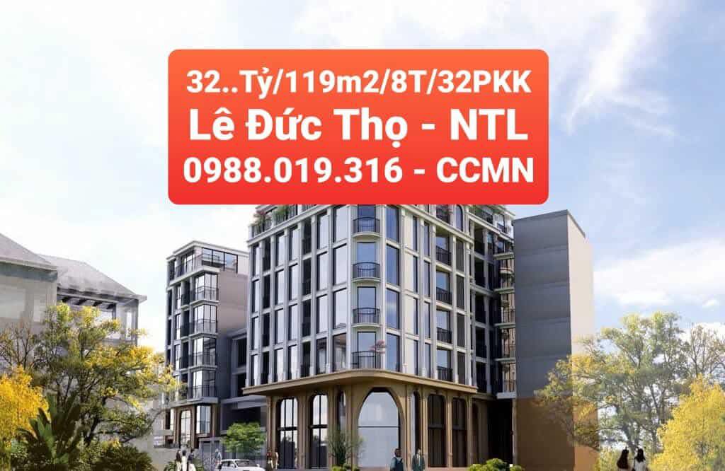 Nhà phố kinh doanh Lê Đức Thọ, Nam Từ Liêm 119m² giá 32 tỷ - Dòng tiền ổn định 200 triệu/tháng!