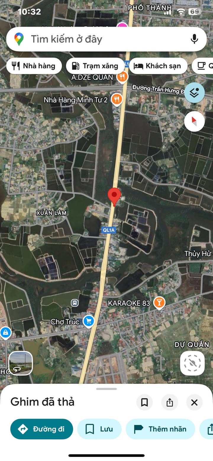 Đất kinh doanh Quốc lộ 1A Xuân Lâm 180m² giá 2.1 tỷ - Sổ hồng chính chủ!