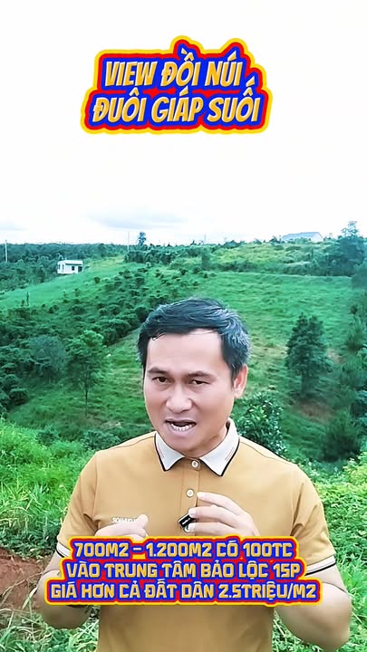 Đất nền Bảo Lộc 700m² giá 1.75 tỷ - View đồi núi tuyệt đẹp!