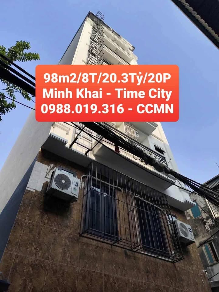 Căn hộ CCMN Minh Khai 98m² giá 20.3 tỷ - Đầu tư sinh lời với dòng tiền 100 triệu/tháng!