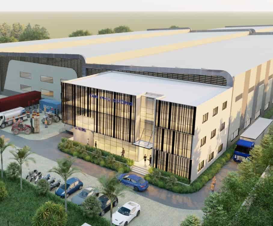 Cho thuê văn phòng 3 tầng tại KCN Xuyên Á, Đức Hoà Long An - Diện tích 1.080m², Giá chỉ 120 triệu/tháng!