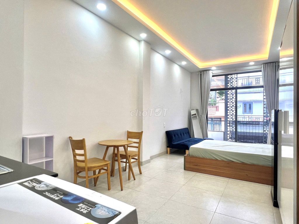 Căn hộ ban công mới Bình Thạnh 30m² giá 6.3 triệu - Tiện nghi đẳng cấp đón chào bạn!