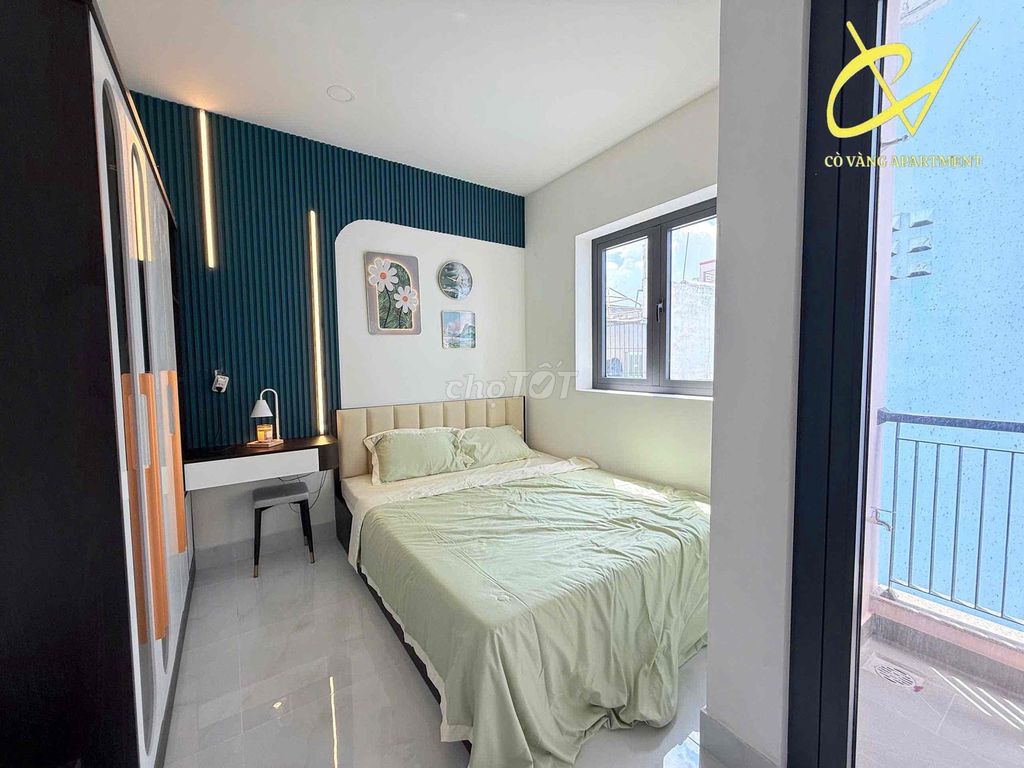 Căn hộ 1 phòng ngủ tại Bùi Đình Túy 40m² giá 8.6 triệu - Full nội thất cao cấp, sẵn sàng vào ở!