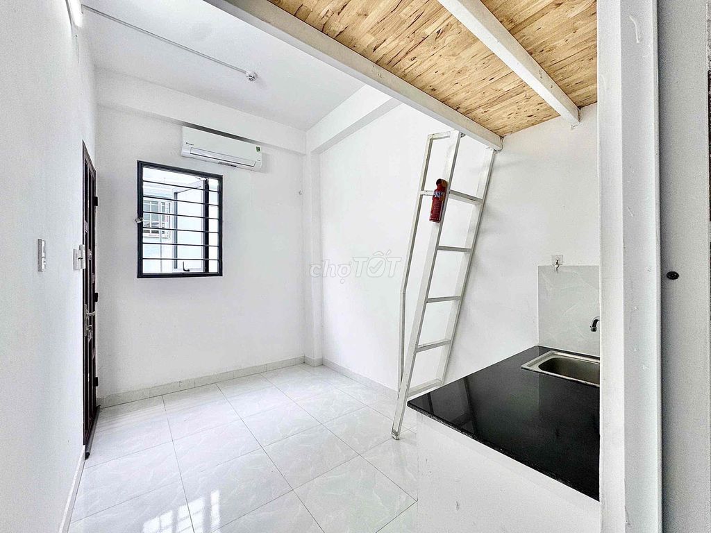 Phòng trọ cho thuê tại Nơ Trang Long 25m² giá 4 triệu - Nội thất cơ bản, thoáng mát