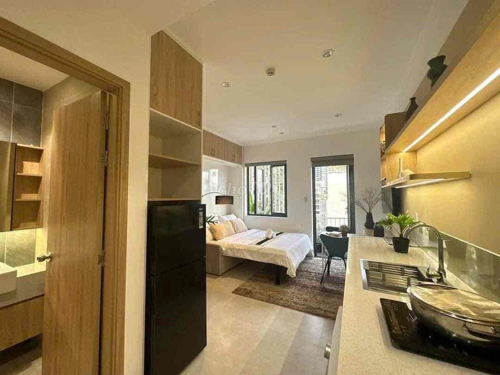 Căn hộ Tân Vĩnh quận 4 30m² giá 5.8 triệu - Ban công thoáng, full nội thất!