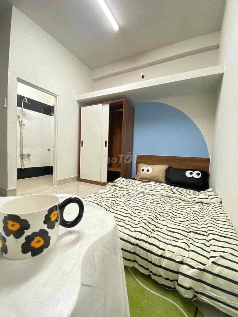 Căn hộ dịch vụ Lê Văn Thọ 20m² giá 3.5 triệu - Full nội thất, tự do giờ giấc!