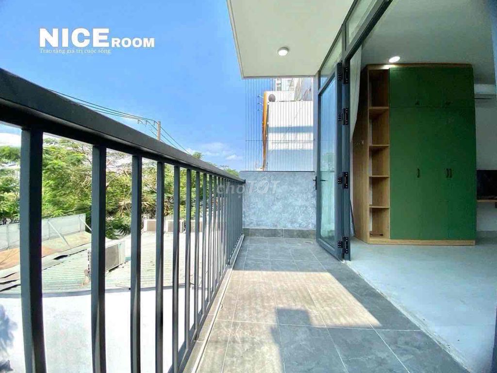 Căn hộ 1 phòng ngủ Chu Văn An, Bình Thạnh 40m² giá 7.9 triệu - Full nội thất mới, nhà xe rộng rãi!