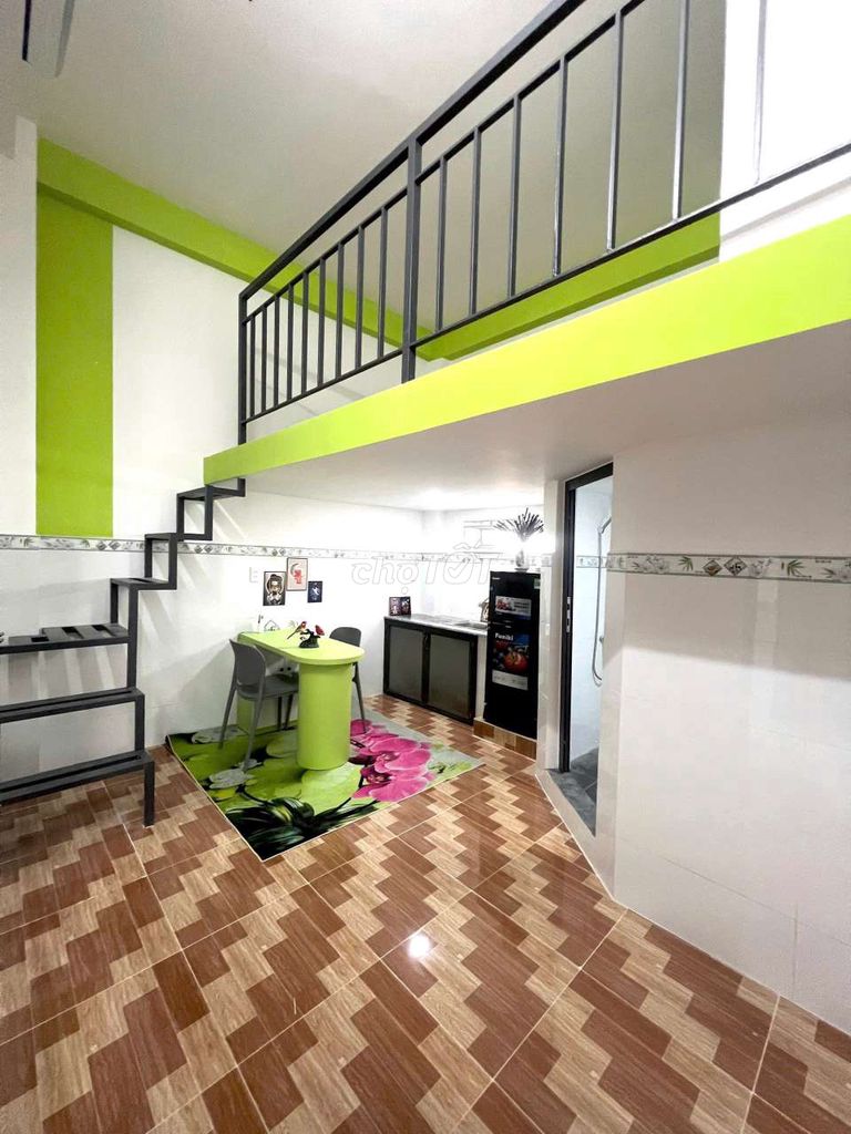 Phòng cho thuê Duplex Lê Văn Thịnh Q2 31m² giá chỉ 3.9 triệu - Không gian thoáng mát, đầy đủ nội thất!