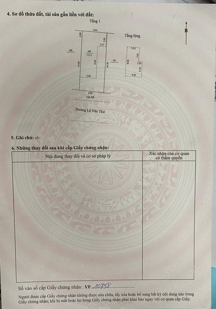 Đất tặng nhà tằng lửng Đường Lê Văn Thứ, Sơn Trà, Đà Nẵng 112.3m² - Vị trí kinh doanh đắc địa!