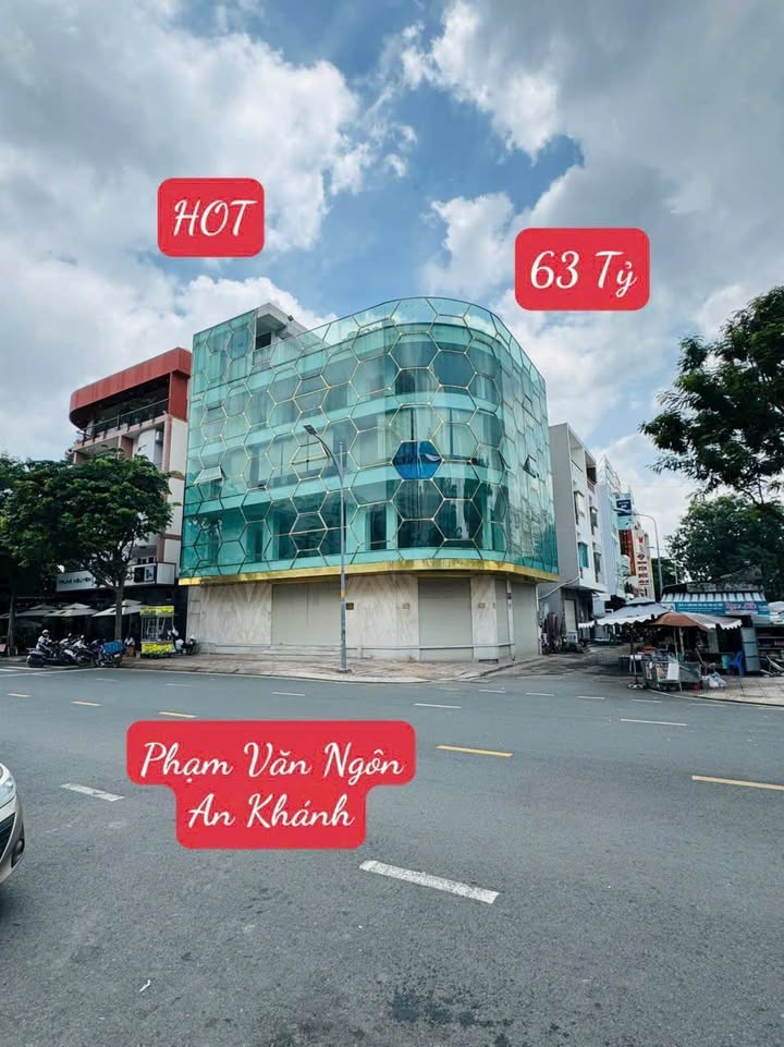 Bán FrontHouse góc 2 mặt tiền Phạm Văn Ngôn, 155m² giá 63 tỷ - Đầu tư sinh lời ngay!