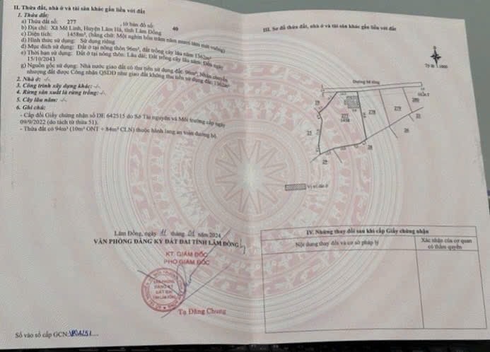 Đất mặt tiền đẹp tại Đà Lạt 3.800m² giá 8.36 tỷ - Đầu tư sinh lời hấp dẫn!