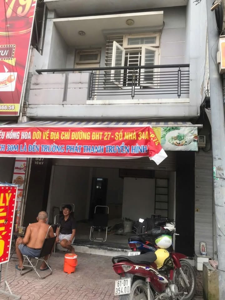 Mặt bằng cho thuê mặt tiền đường Tô Ký, quận 12 - Giá 6.5 triệu/tháng, tiện nghi đầy đủ!
