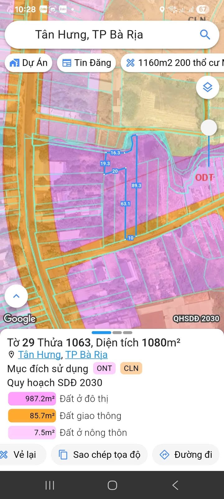 Đất nền 1080m² giá chỉ 2.99 tỷ tại đường 38 Tân Hưng - Cơ hội đầu tư tuyệt vời!