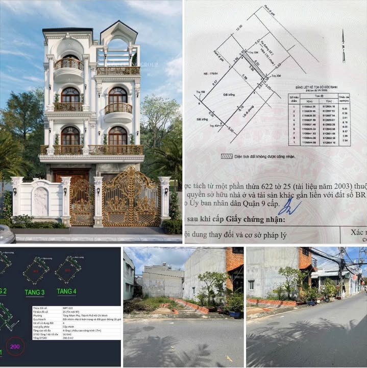 Đất Mặt Tiền Hẻm 175, Đường 2, Quận 9 - 72m² Giá 6.2 Tỷ - Kinh Doanh Tốt!