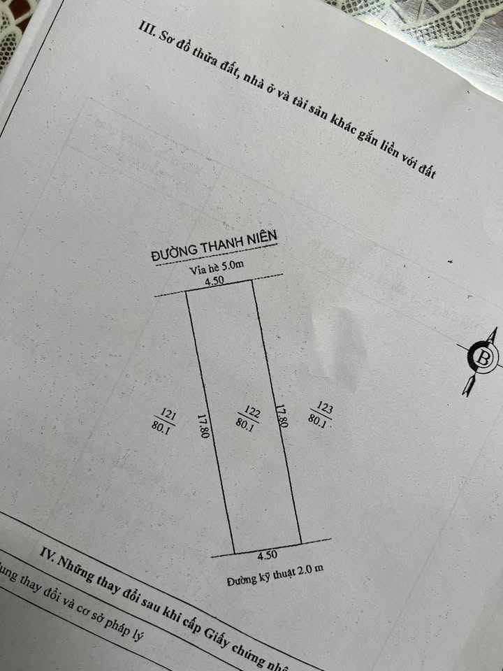 Bán đất mặt phố Thanh Niên, Hải Dương - Diện tích 80m², giá thỏa thuận!