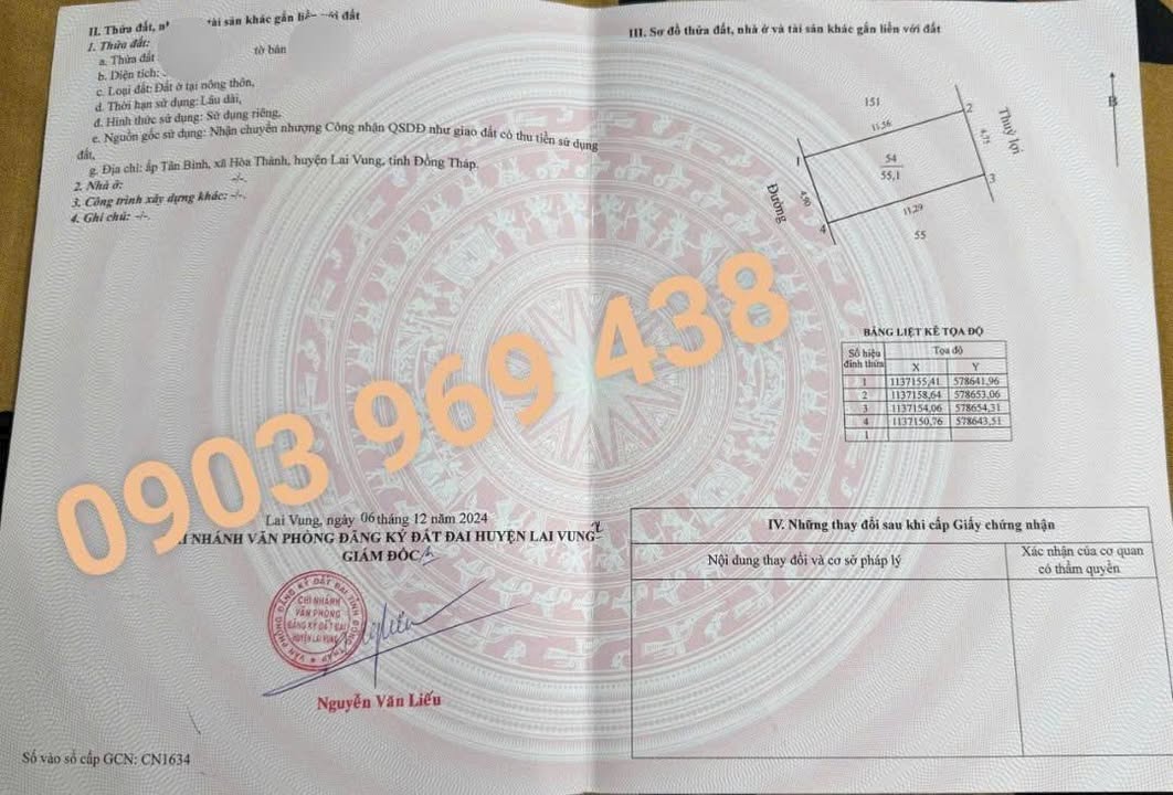 Đất nền Tân Dương 55m² giá 440 triệu - Cơ hội đầu tư tuyệt vời!