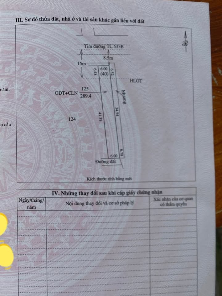 Đất thổ cư mặt tiền đường Võ Thúc Đồng 289m² - Tiềm năng đầu tư cao!