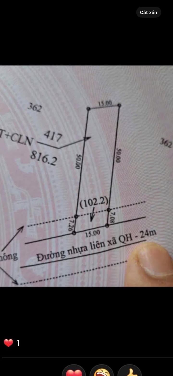 Đất nền 750m² tại Phú Xuân, Krông Năng - Giá 900 triệu, đường quy hoạch 24m!