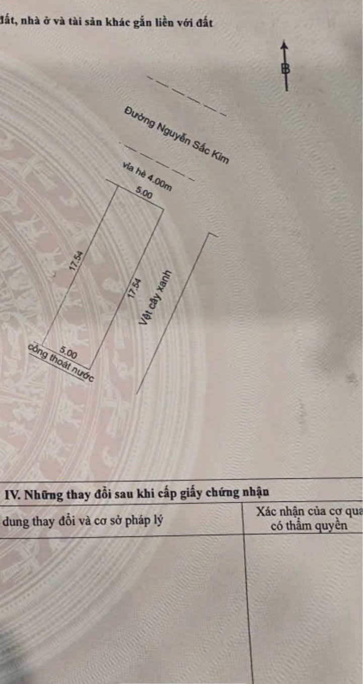 Đất nền 88m² đường Nguyễn Sắc Kim, Hòa Xuân - Phong thủy đẹp, giá chỉ 5.75 tỷ!