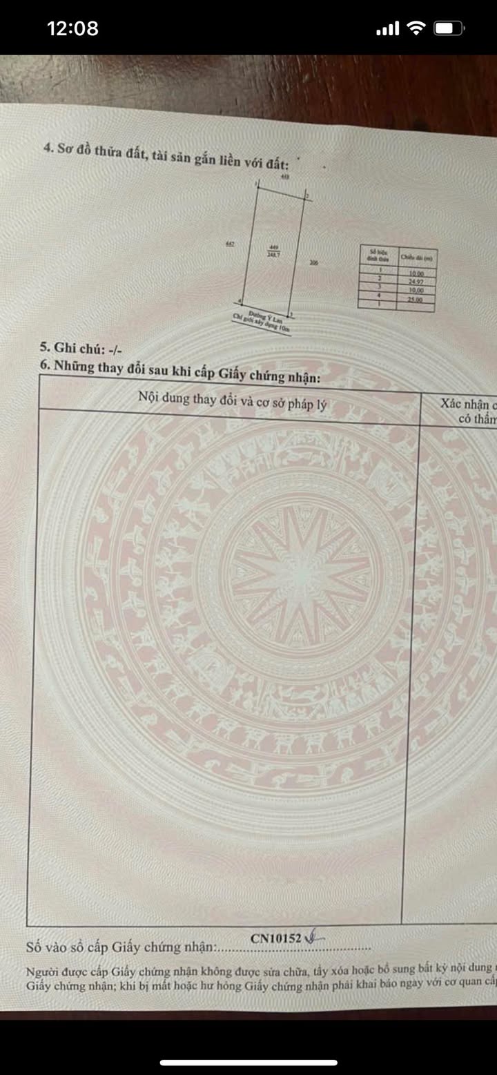 Đất nền mặt tiền Ỷ Lan, Pleiku 250m² giá 1.38 tỷ - Cơ hội đầu tư sinh lời!