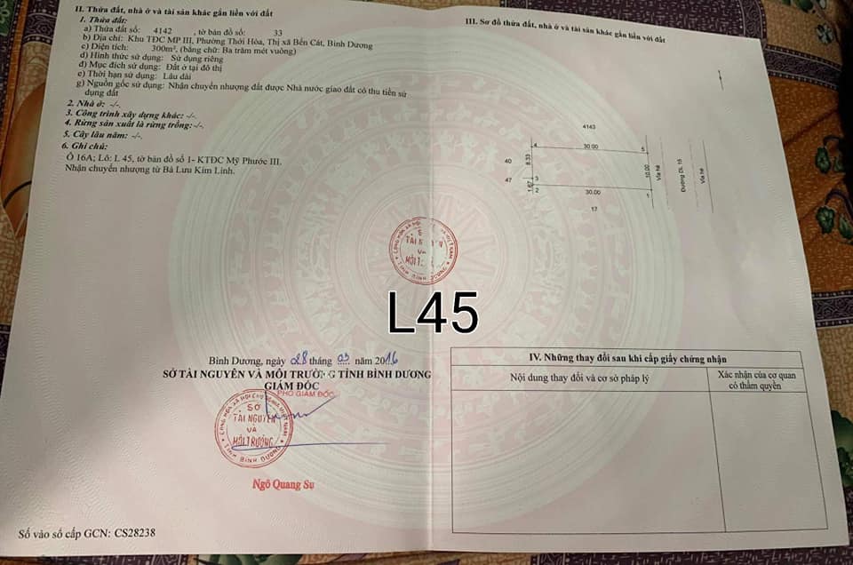 Đất nền Thới Hòa, Bến Cát 10m² - Kinh doanh nhà trọ hoặc bán tạp hóa!