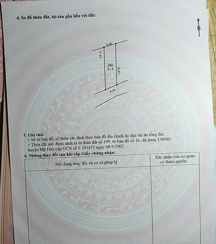 Đất nền Hợp Tiến, Mỹ Đức 81,4m² giá 1 tỷ - Đầu tư sinh lời bền vững!