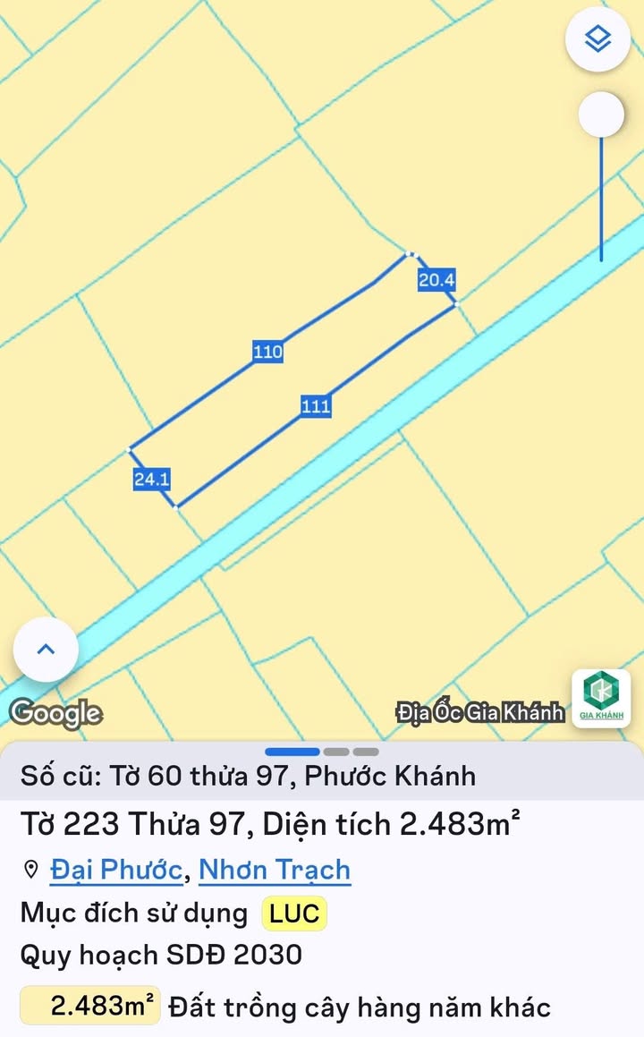 Đất nền Phước Khánh Nhơn Trạch 1000m² giá 720 triệu - Đường lớn thuận tiện!