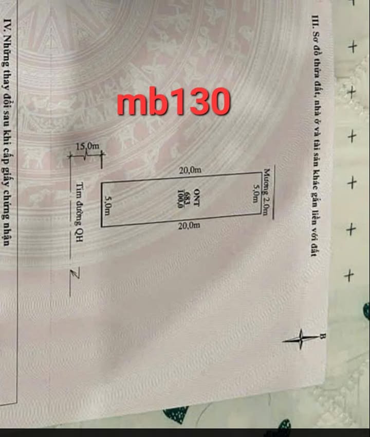 Đất nền phường Quảng Phú, Thanh Hóa 100m² - Vị trí đắc địa, hướng Nam!