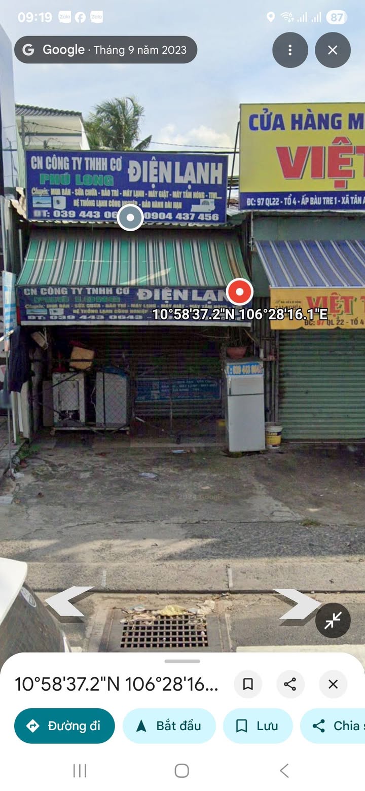 Nhà mặt tiền Quốc lộ 22, Củ Chi, 67m² giá 2.25 tỷ - Kinh doanh lý tưởng!