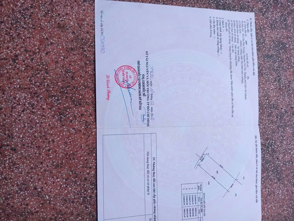 Đất thổ cư Tân Phú Trung 300m² giá 2.5 tỷ - Đầu tư sinh lời ngay!