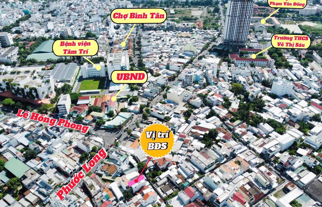 Đất Phước Long 66.6m² giá 3.5 tỷ - Hẻm thông ô tô vào tận nơi!