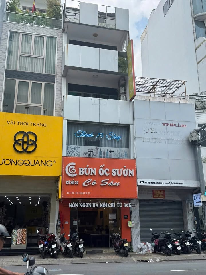Nhà mặt tiền Hai Bà Trưng, Quận 3, 71.74m² giá 49 tỷ - Cơ hội đầu tư sinh lời cao!