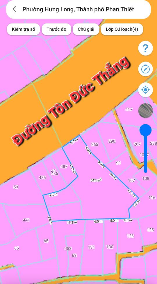 Đất thổ cư mặt tiền Tôn Đức Thắng Phan Thiết 538m² - Cách biển chỉ 700m!