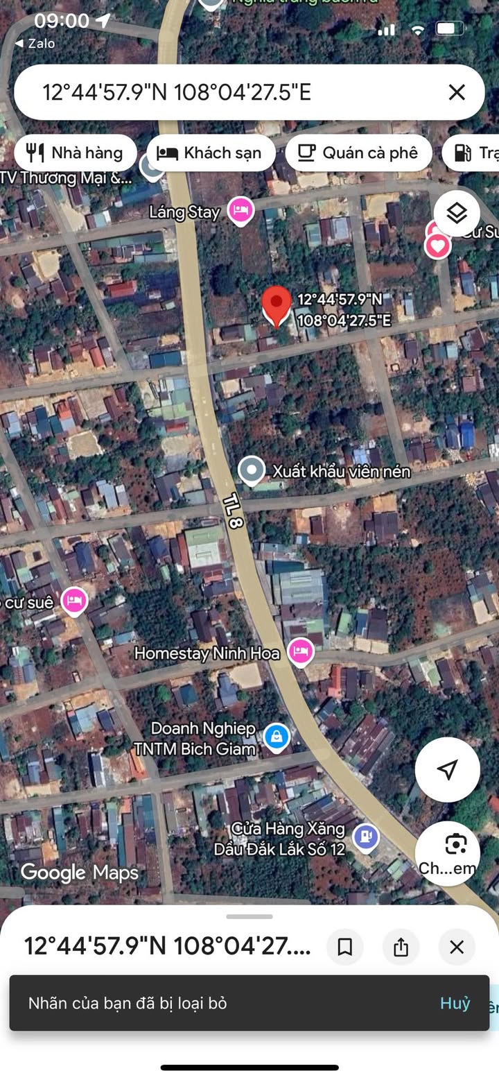 Đất hẻm Cấp 1 TL 8 khu Him Lam xã Cư Suê 105m² giá 1.19 tỷ - Đường thông ô tô vào tận nơi!