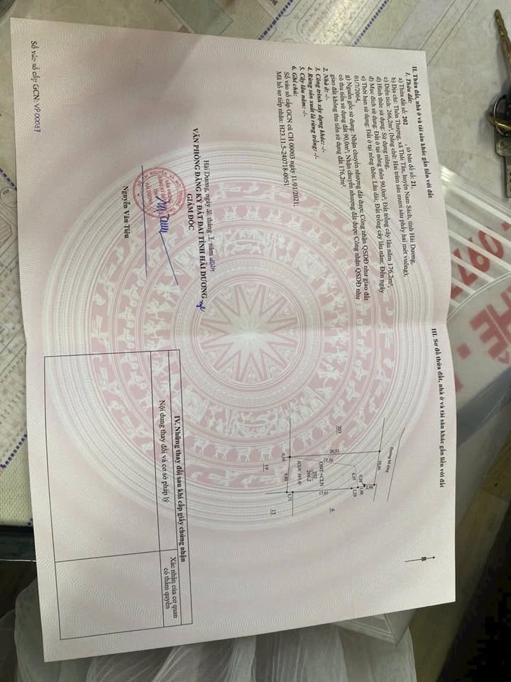 Đất nền Thái Tân 266m² giá 1 tỷ - Cơ hội đầu tư hấp dẫn!