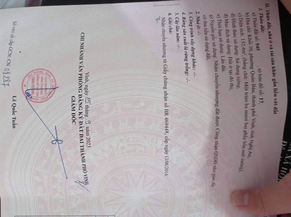 Nhà cấp 4 chính chủ bán tại ngách 15, ngõ 8 Hồ Bá Kiện, 132m² - Ô tô vào sân!