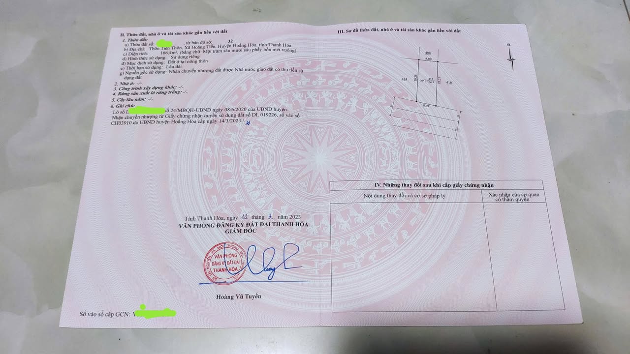 Đất nền Hoằng Tiến 160m² giá thỏa thuận - Gần biển Hải Tiến!